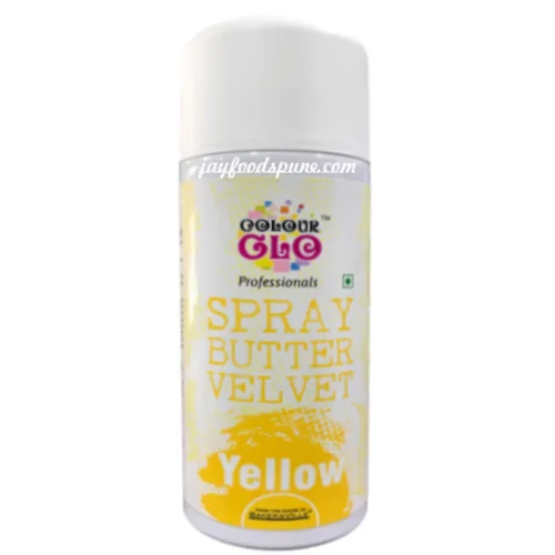 Colourglo Professionals Spray Butter Velvet Colour 400Ml Yellow - 1