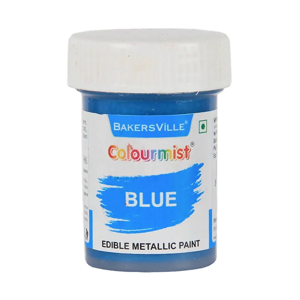 Colourmist Edible Metallic Paint 20Gm Blue - 1