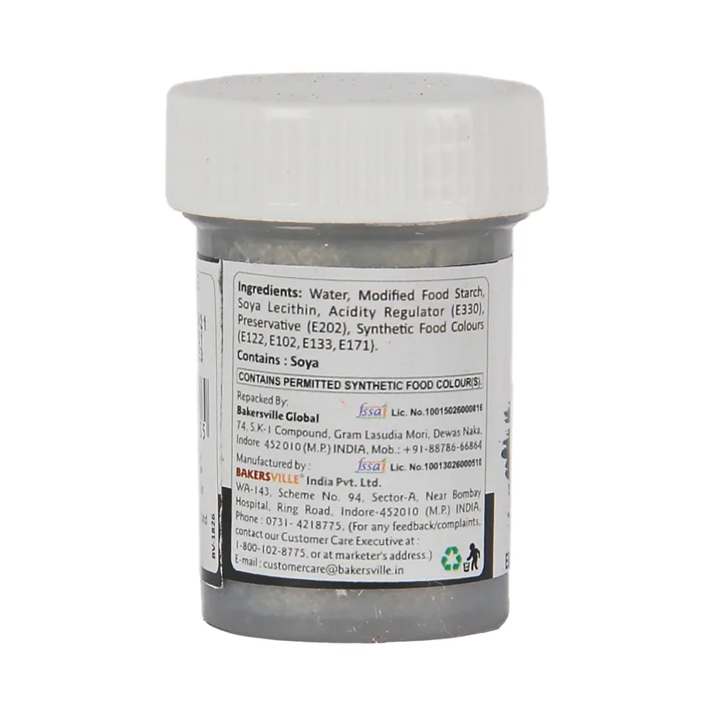 Colourmist Edible Metallic Paint 20Gm Black - 2