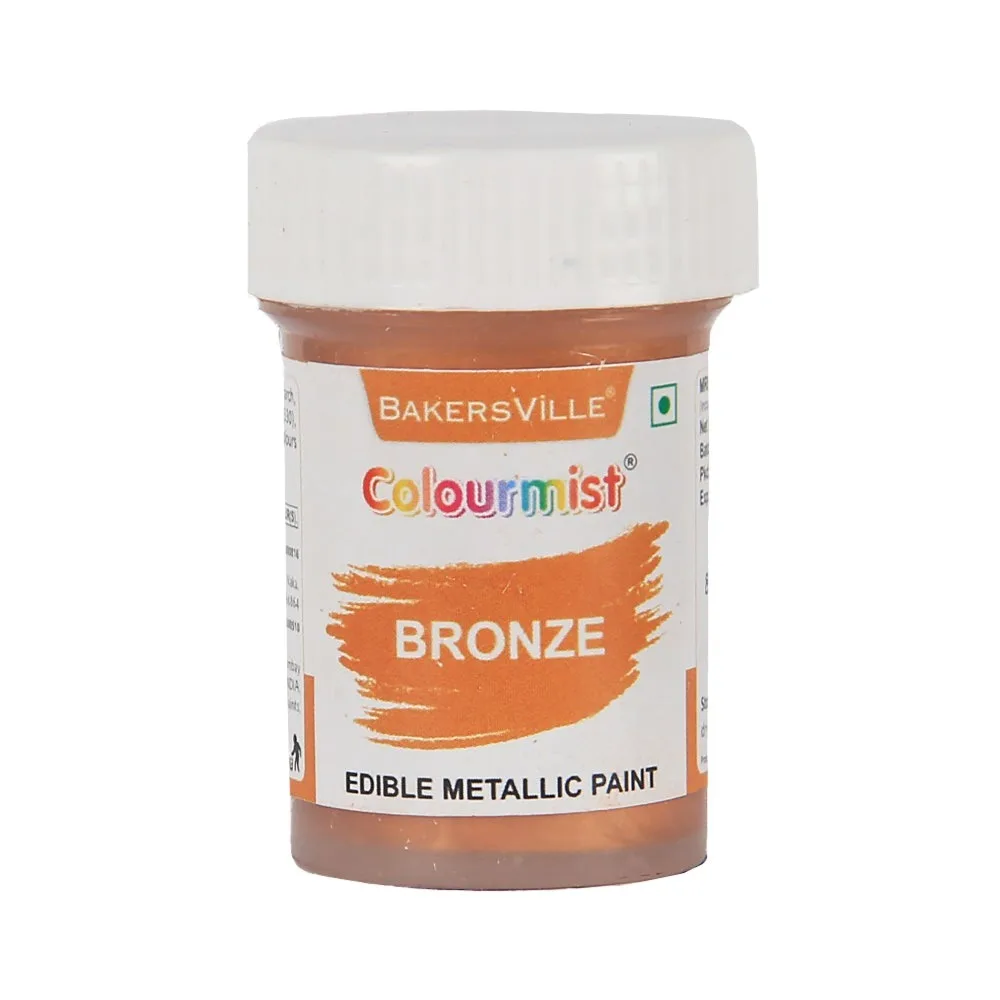 Colourmist Edible Metallic Paint 20Gm Bronze - 1