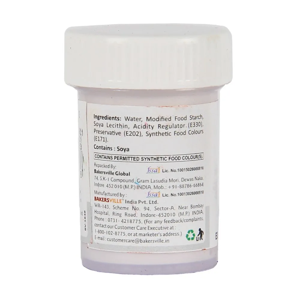 Colourmist Edible Metallic Paint 20Gm White - 2