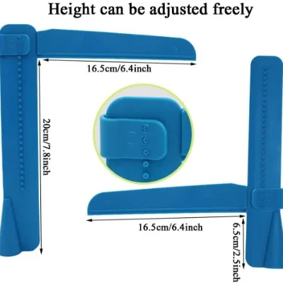 Finedecor Adjustable Cake Scraper, Adjustable Cake Smoother / Fondant Spatulas - 3