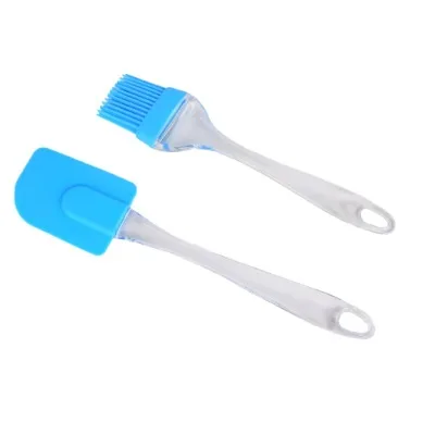 Spatula And Pastry Brush Set, Oil Brush For Cooking, Silicon Brush For Kitchen, - 2