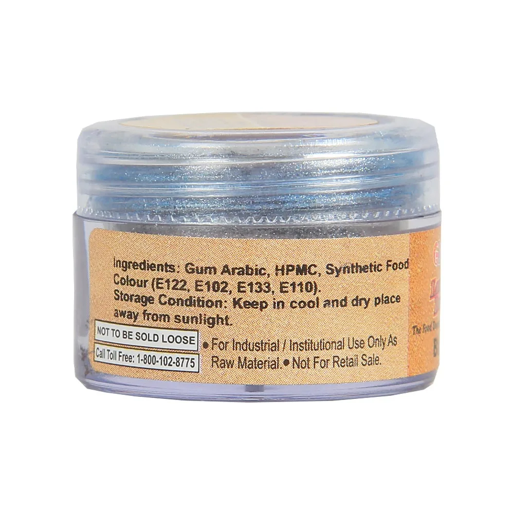 Glint Edible Luster Dust 5gm Black - 2