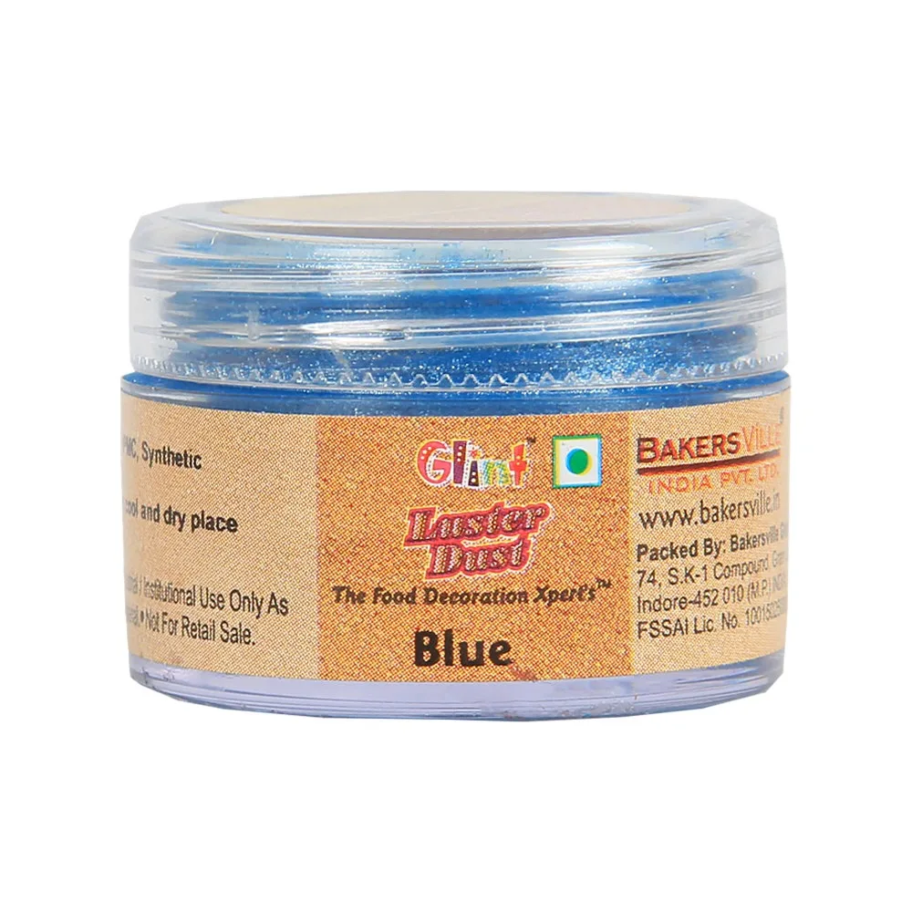 Glint Edible Luster Dust 5gm Blue - 1