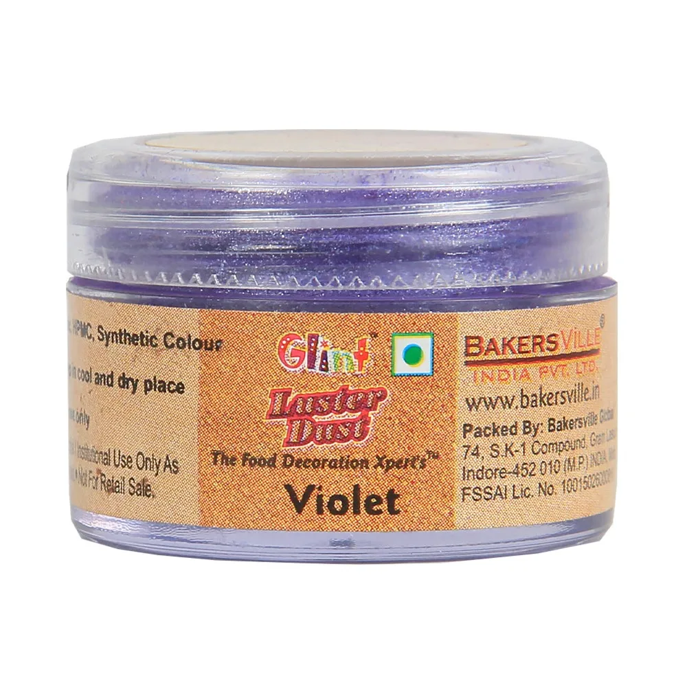 Glint Edible Luster Dust 5gm violet - 1