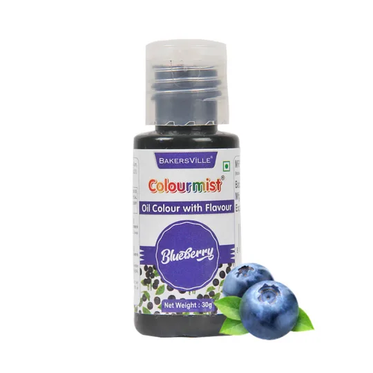 Colourmist Oil Colour With Flavour 30Gm Blueberry - 1