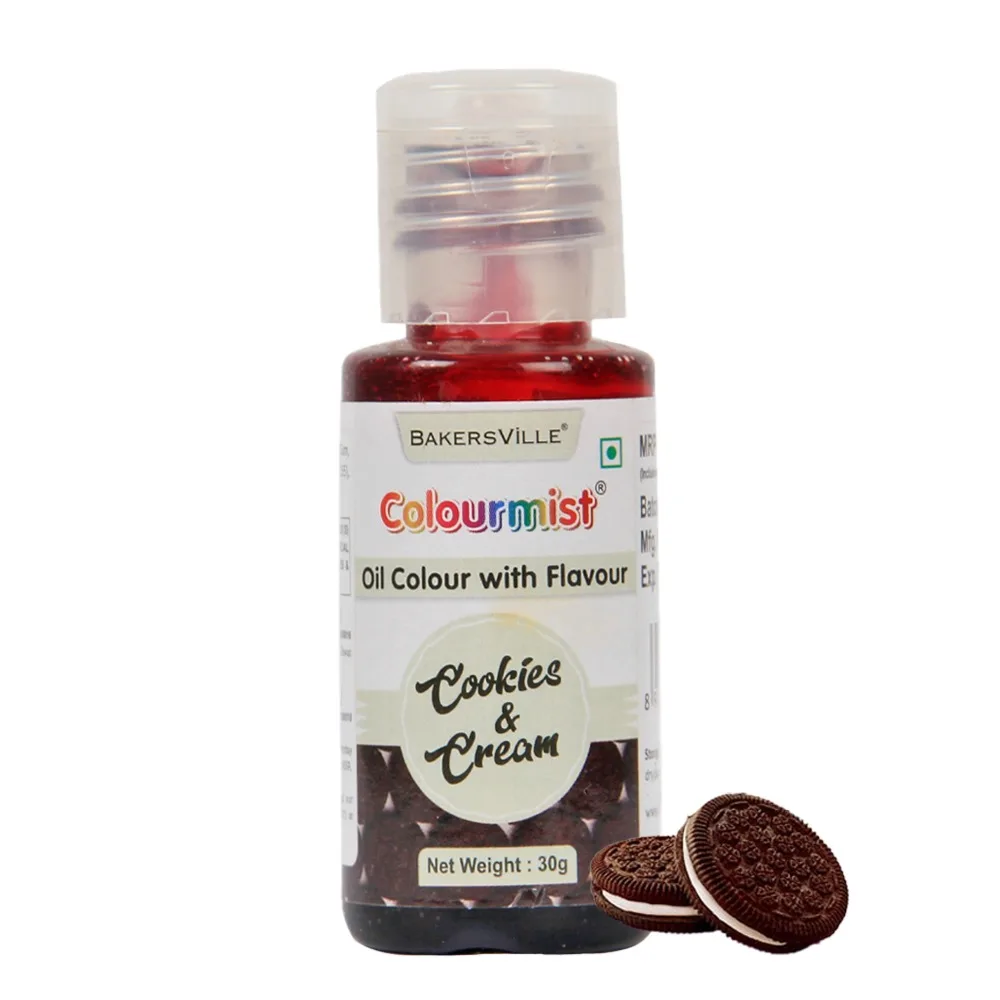 Colourmist Oil Colour With Flavour 30Gm Cookies & Cream - 1