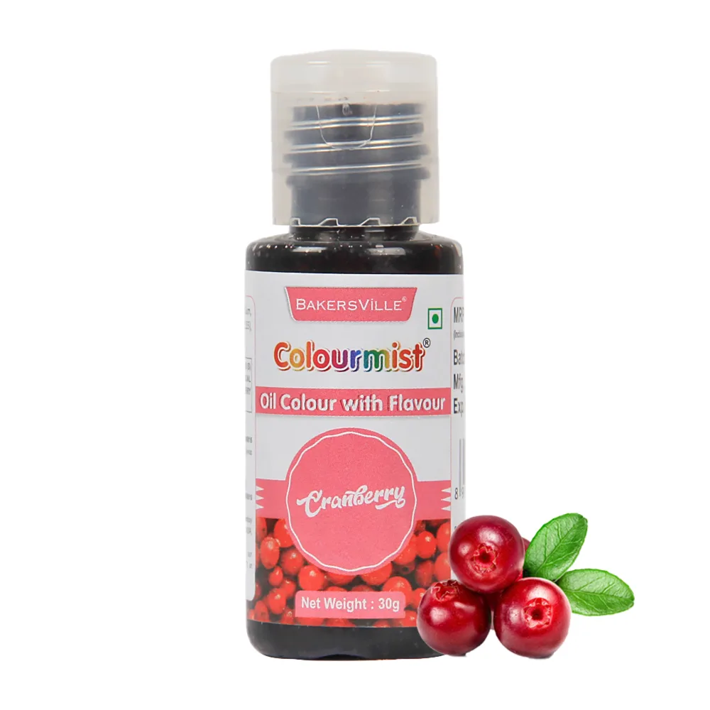 Colourmist Oil Colour With Flavour 30Gm Cranberry - 1