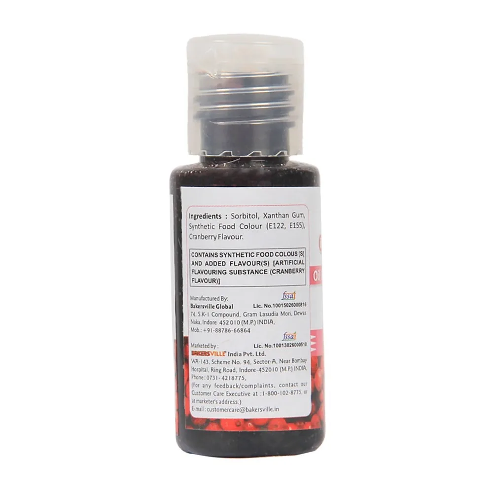 Colourmist Oil Colour With Flavour 30Gm Cranberry - 2