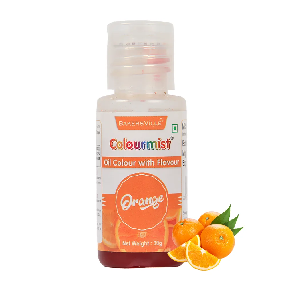Colourmist Oil Colour With Flavour 30Gm Orange - 1