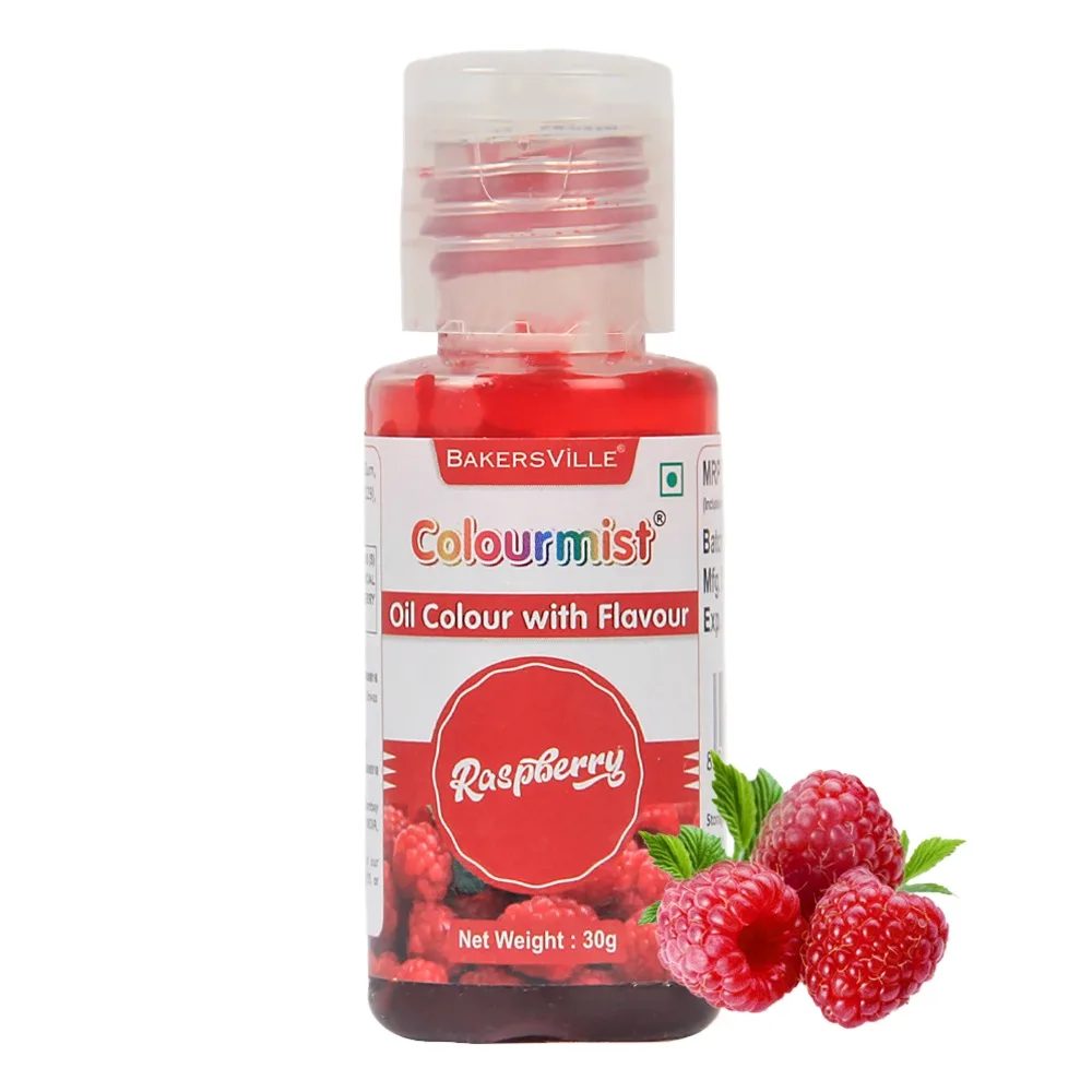 Colourmist Oil Colour With Flavour 30Gm Raspberry - 1
