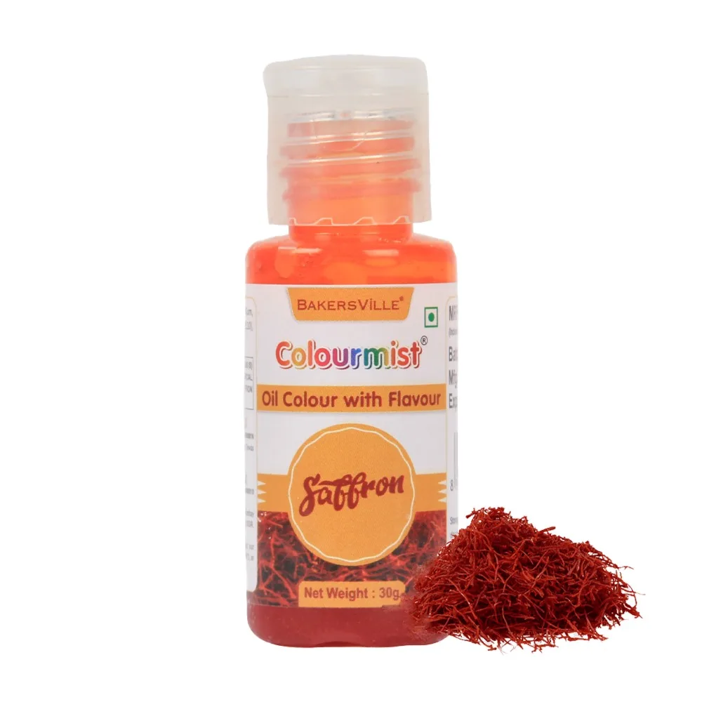 Colourmist Oil Colour With Flavour 30Gm Saffron - 1