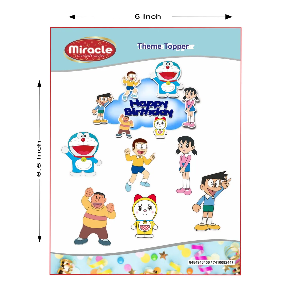 Miracle Paper Tag Doremon Theme - 1