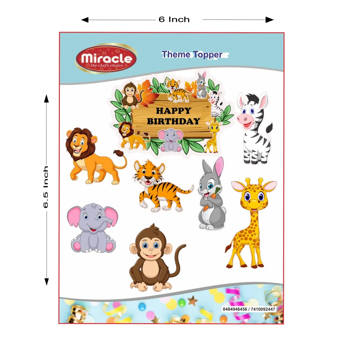 Miracle Paper Tag Jungle Theme - 1
