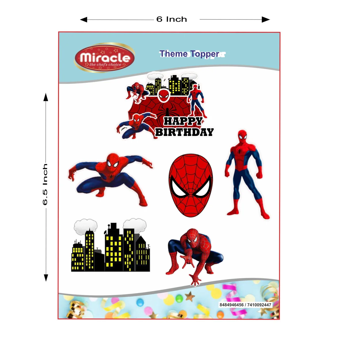 Miracle Paper Tag Spiderman Theme - 1