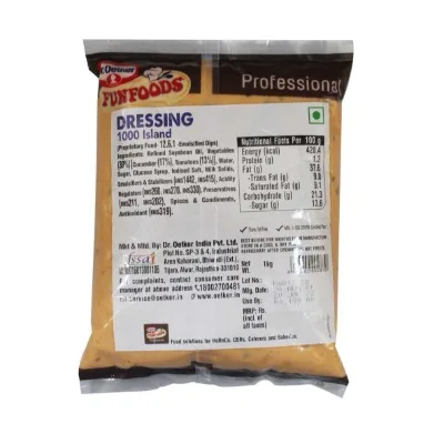 Dr. Oetker Funfoods  Dressing 1000 Island 1kg - 1