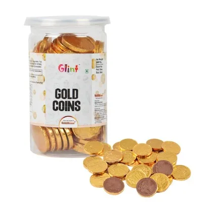Glint Edible Chocolate Gold Coins 200gm - 1
