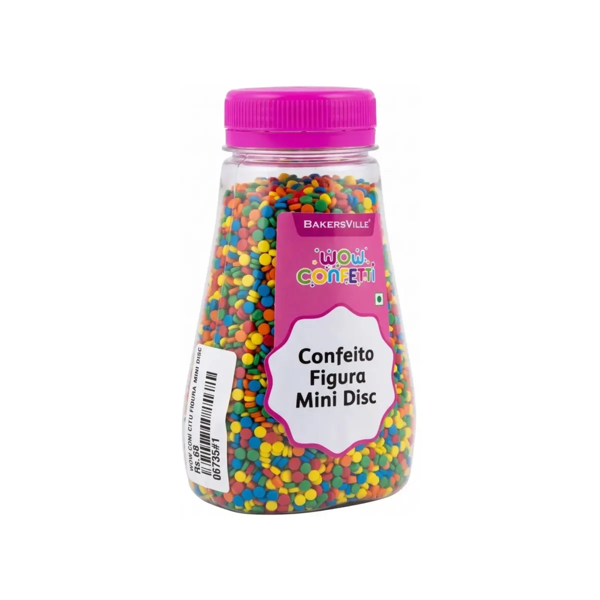 Confeito Figura Mini Disc Wow Confetti 125g - 2