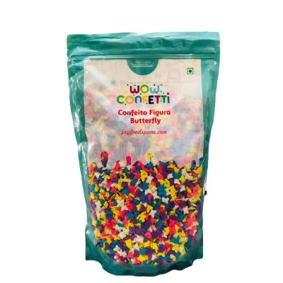 Confeito Figura Butterfly Wow Confetti 1kg - 1