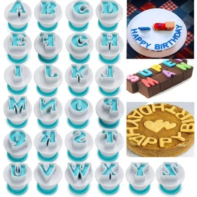 Push Easy Mini Uppercase Alphabet Cutters - 1
