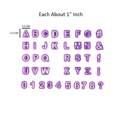Alphabet Letter Number Cutter - 4