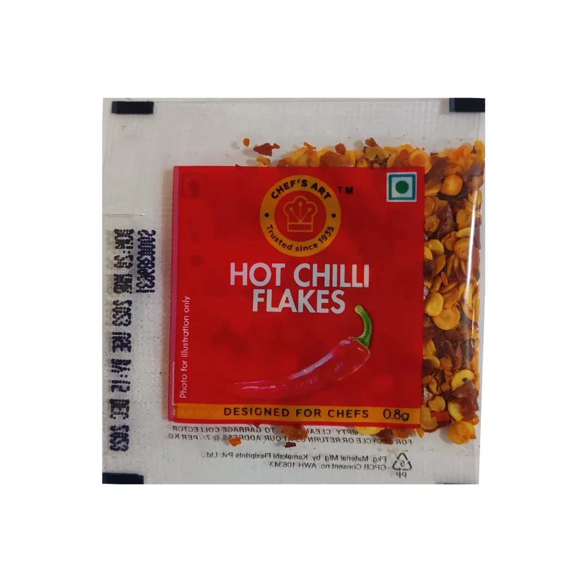 Vkl Hot Chilli Flakes Sachet - 1