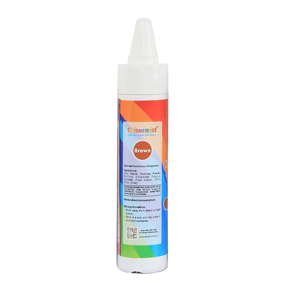 Colourmist Edible Food Powder Colour 60 Gm Brown - 2