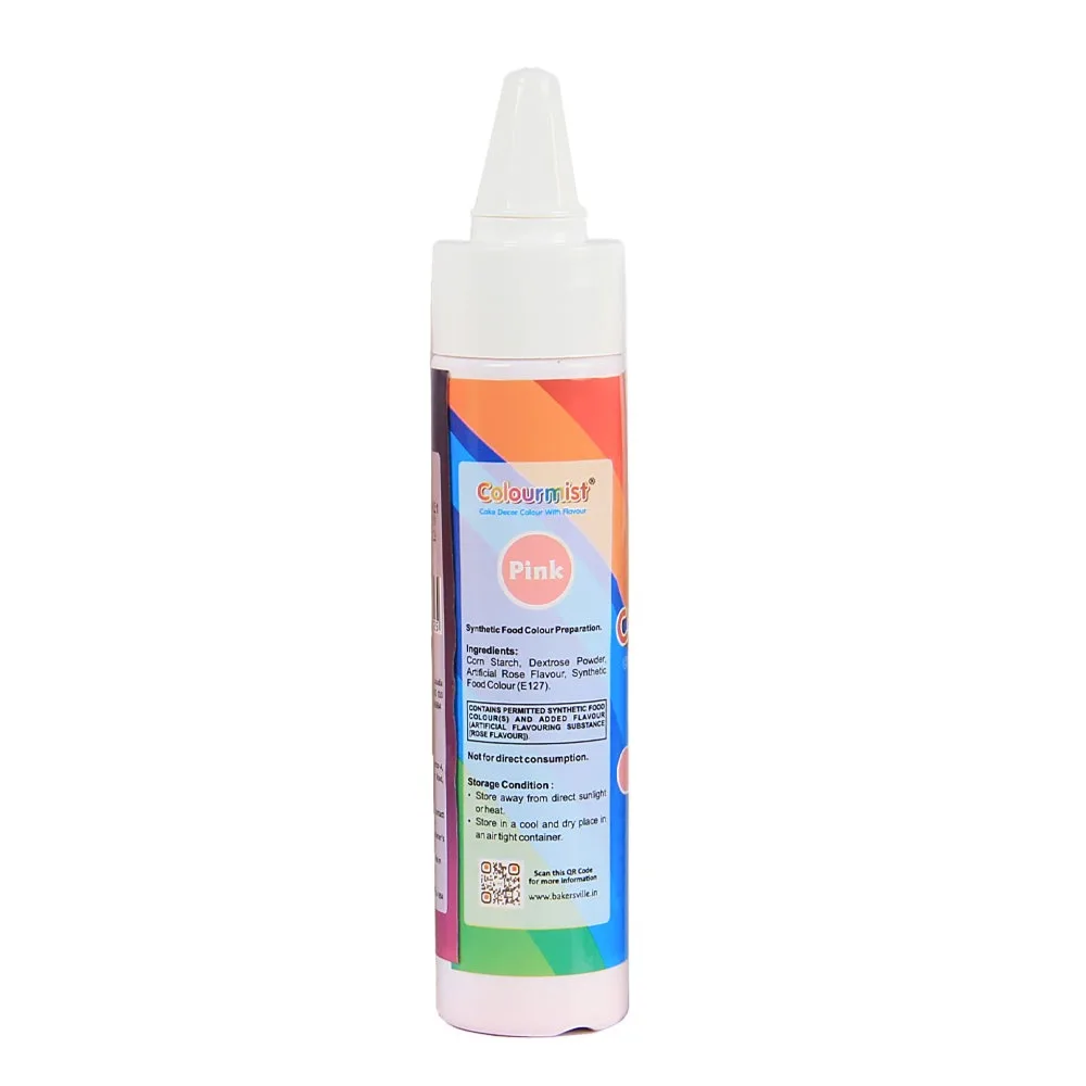 Colourmist Edible Food Powder Colour 60 Gm Pink - 2