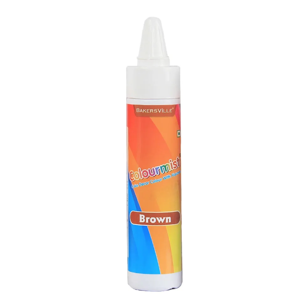 Colourmist Edible Food Powder Colour 25 Gm Brown - 1