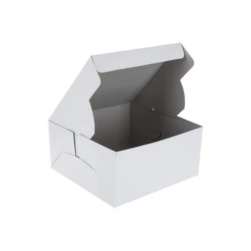 Plain White Cake Box  - 1