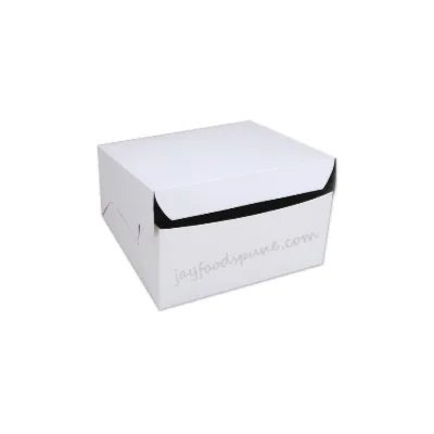 Plain White Cake Box  8x8 Inch - 1