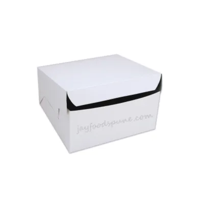 Plain White Cake Box  9x9 Inch - 1