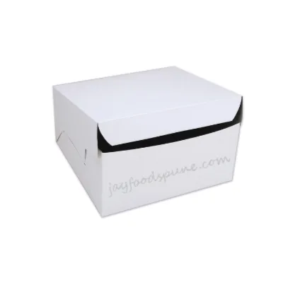 Plain White Cake Box  10x10 Inch - 1