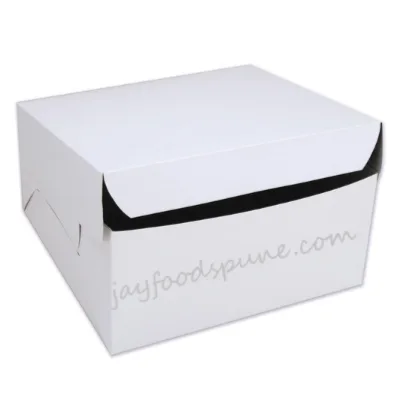 Plain White Cake Box  14x14 Inch - 1