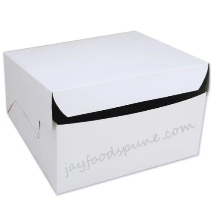 Plain White Cake Box  16x16 inch - 1