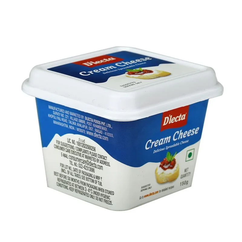 D’lecta Cream Cheese 150 Gm - 2