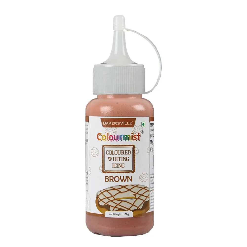 Colourmist Coloured Writing Icing 100gm Brown - 1
