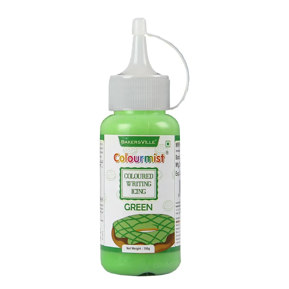 Colourmist Coloured Writing Icing 100gm Green - 1