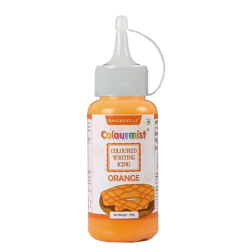 Colourmist Coloured Writing Icing 100gm Orange - 1