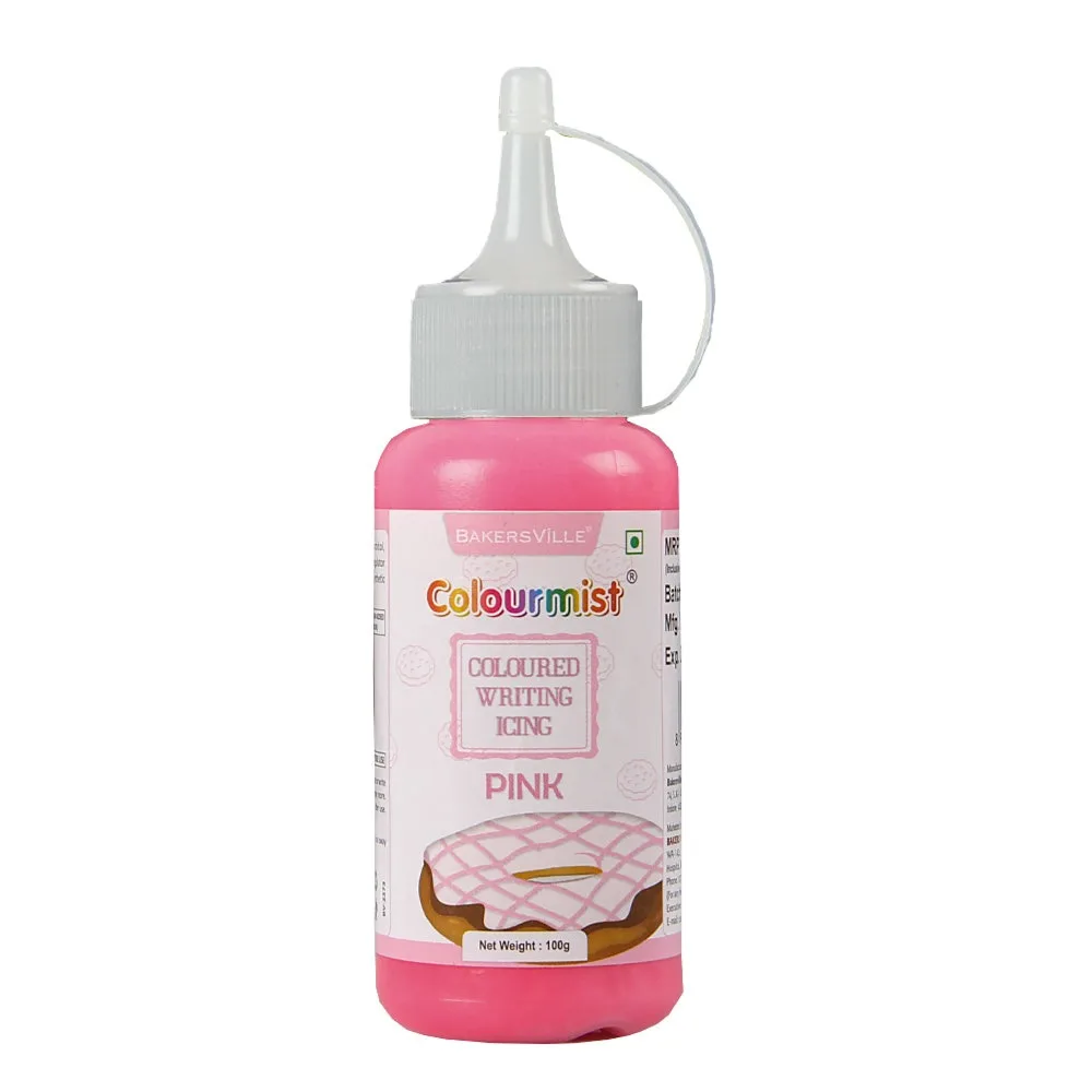 Colourmist Coloured Writing Icing 100gm Pink - 1