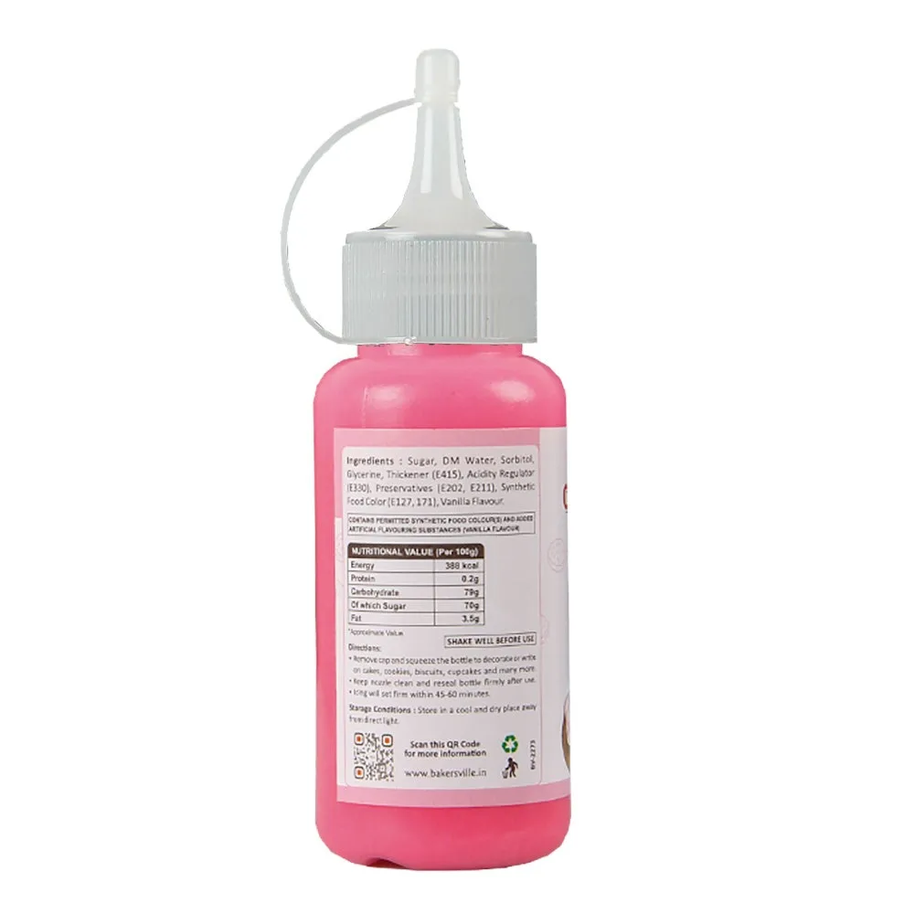 Colourmist Coloured Writing Icing 100gm Pink - 2