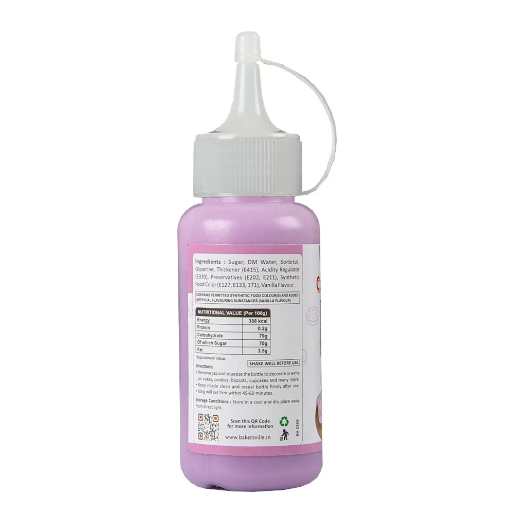 Colourmist Coloured Writing Icing 100gm Purple - 2