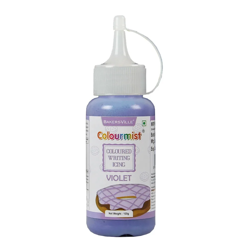 Colourmist Coloured Writing Icing 100gm Violet - 1