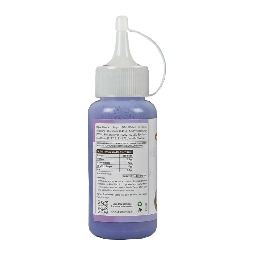 Colourmist Coloured Writing Icing 100gm Violet - 2