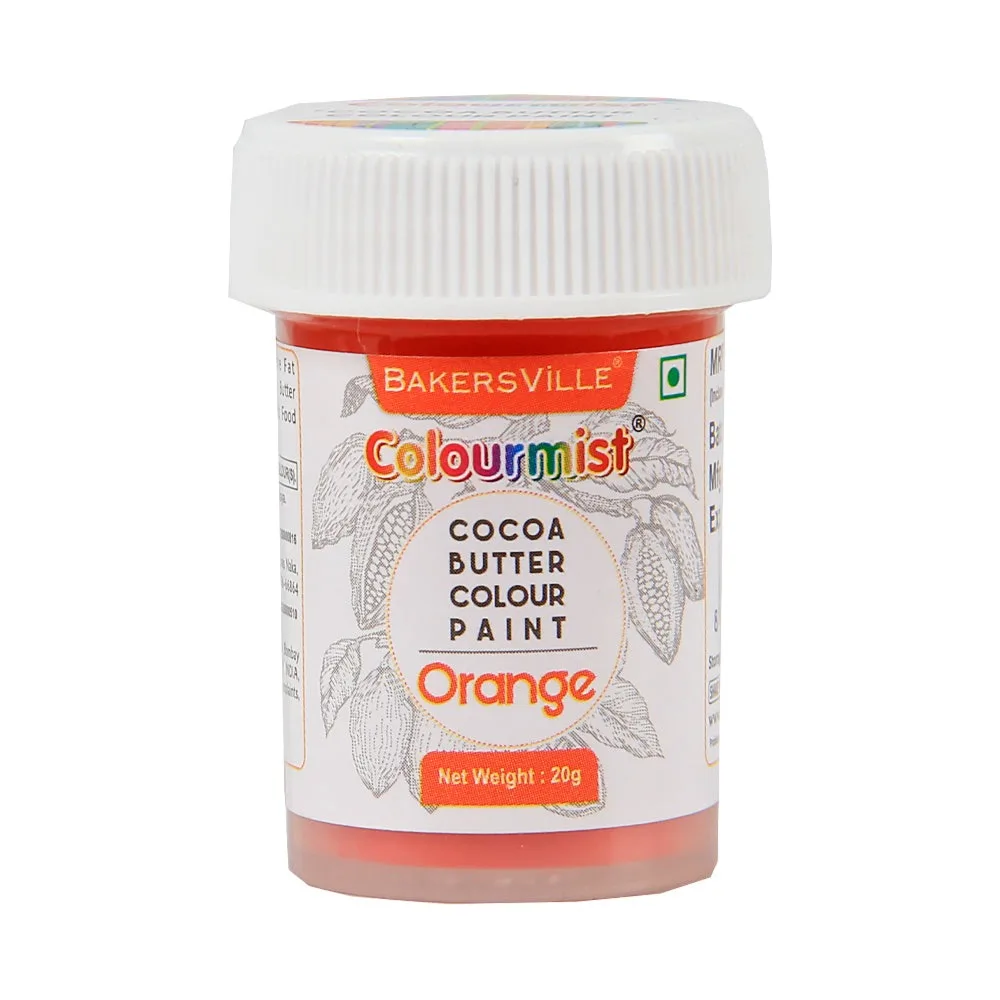 Colourmist Cocoa Butter Colour Paint 20gm Orange - 1