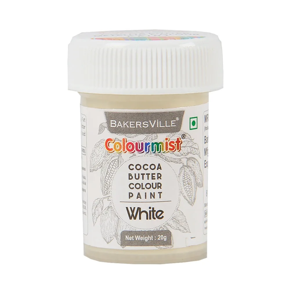 Colourmist Cocoa Butter Colour Paint 20gm White - 1