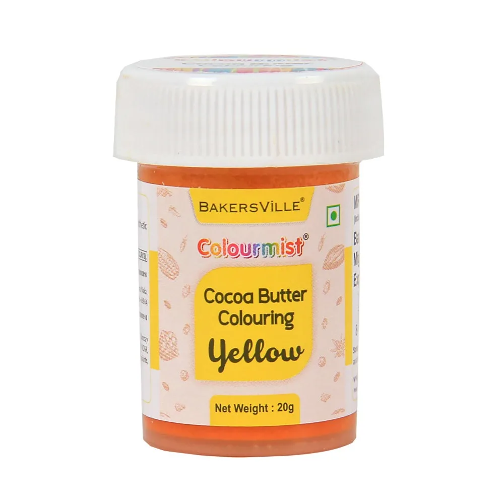 Colourmist Cocoa Butter Colour Paint 20gm Yellow - 1