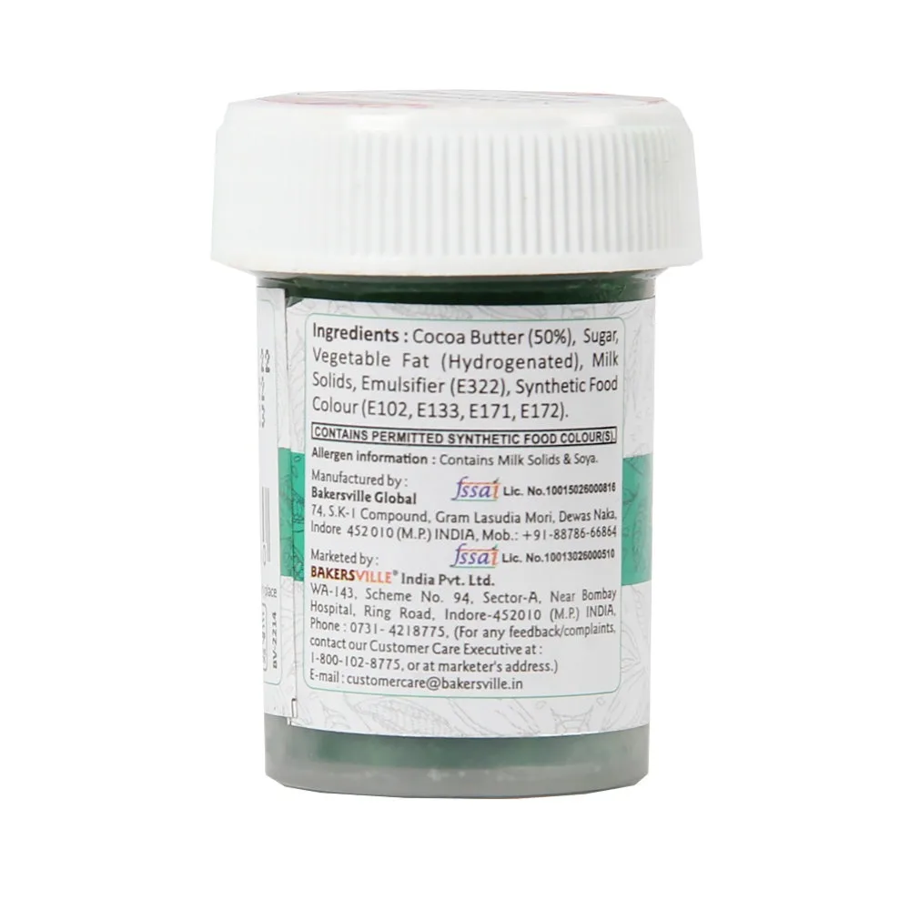 Colourmist Cocoa Butter Metalic Colour Paint  20g Green - 2