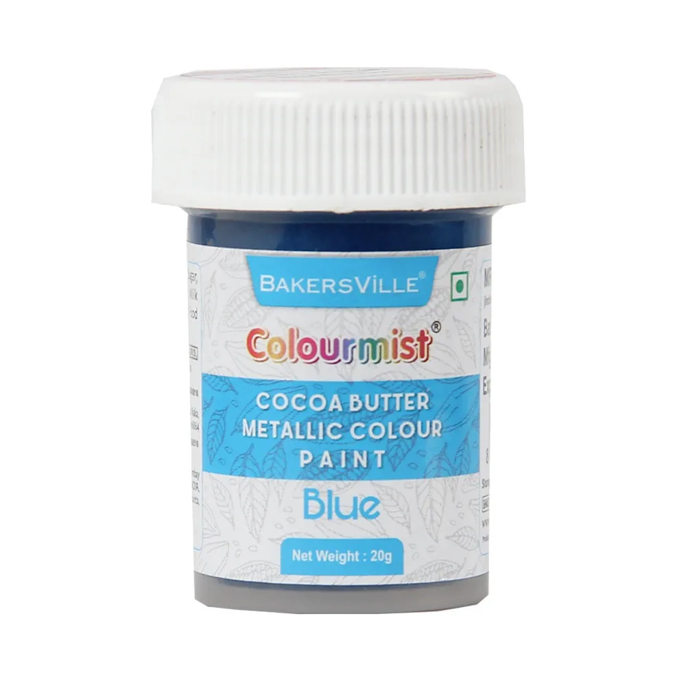 Colourmist Cocoa Butter Metalic Colour Paint  20g Blue - 1